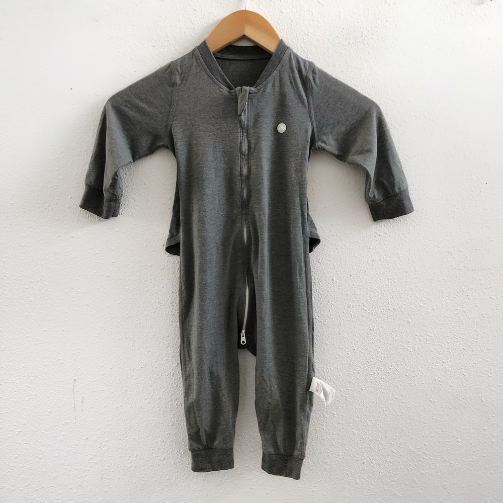 NEST DESIGNS Bamboo Cotton Basics‎ Long Sleeve Drop Bottom Romper